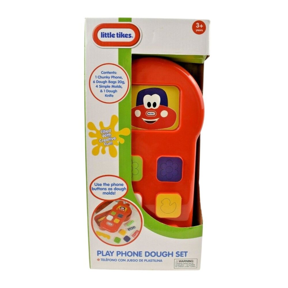 Little Tikes Play Phone Dough Set 12 Pieces with Dough Bags Age 3 and up New